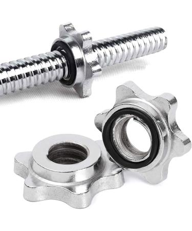 Fleymu Dumbbells & Dumbbell Locks - Short Spinlock Clamps (4 Pieces) for Secure Weight Lifting - Buy Online on GoSupps.com