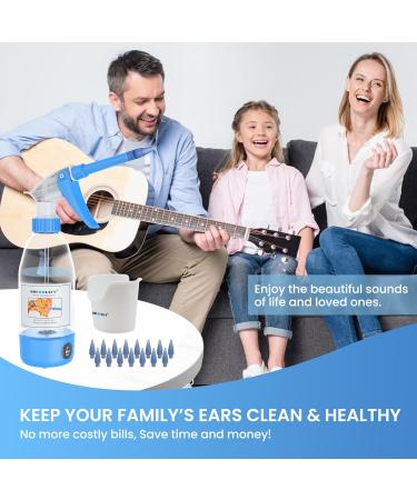 Buy Upgraded Ear Wax Removal Kit - Safe Ear Irrigation System with Temperature Display & Comfortable Cleaning - Effective Ear Flush Cleaner - Buy Online on GoSupps.com