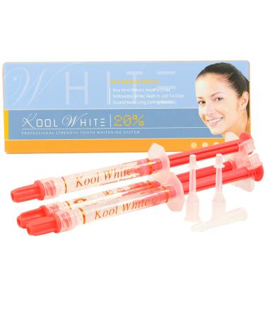 Kool White Tooth Whitening Gel 3pc Pack Mint Flavor 1.2ml