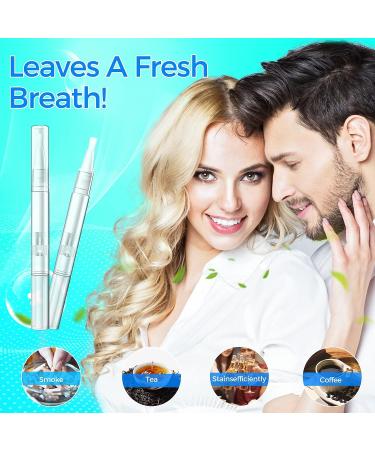 Teeth Whitening Pen Set - Enamel Safe 35% Carbamide Peroxide Gel for Effective, Painless, Sensitivity-Free Whitening - Mint Flavor (4 Pcs) - Buy Online on GoSupps.com