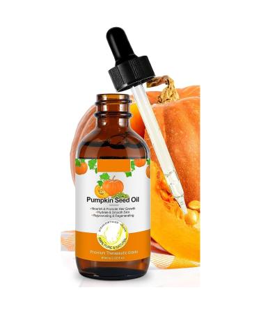 OGNIWO Organic Pumpkin Oil for Hair Growth Pumpkin Seed Oil Pure Organic Cold Pressed Natural Moisturizer Hair Growth Promoting Oil Anti Hair Loss Hair Oil Hair Oil 60ml