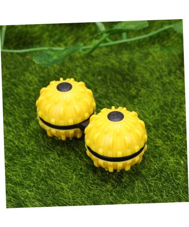 TOVINANNA Pressure Release Toy 1pc Decompression Massage Ball for Stress Relief | 7.36x3.56cm Yellow - Buy Online on GoSupps.com