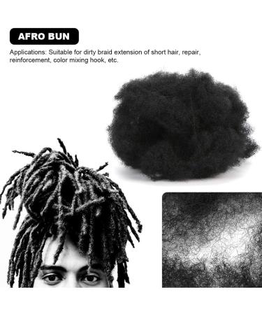 Fake Hair Afro Bun Puff Hair Extension Hairpieces Hair Accessory Temporary Wigs Personalized Hair For Party Cosplay Exercise Hair Salon - Buy Online on GoSupps.com