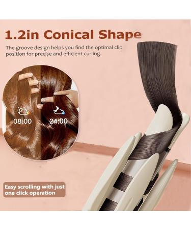 Buy Rotating Curling Iron - Automatic Hair Curler with 4 Temp Settings & 3 Timers | Anti-Tangle Anti-Scald Auto-Off Dual Voltage - Perfect for International Shipping - Buy Online on GoSupps.com