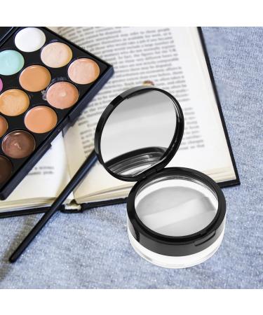 Powder Puff Containers with Lids Empty Powder Case Makeup Powder Cosmetic Case Travel Black - Buy Online on GoSupps.com