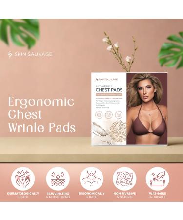 Chest and Neck Wrinkle Pads - Anti-Aging Skin Tightening Firming & Moisturizing Fine Lines Prevention - Skin-Safe Silicone Skincare Pads - Reusable Overnight Smoother for Neck & Cleavage Decolletage - 2 Count (Pack of 2) - Buy Online on GoSupps.com