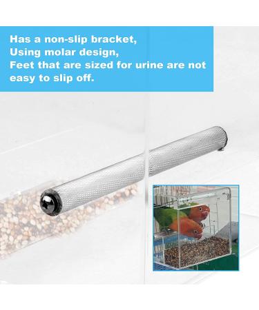 Acrylic Bird Feeder for Cage - Automatic Seed Container & Water/Food Holder - No Mess Solution for Parrot Parakeets - 6.4 x 6.4 - Buy Online on GoSupps.com