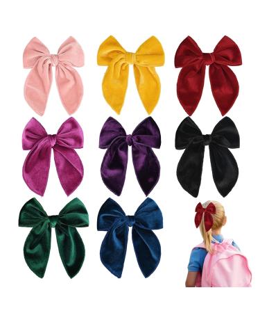 8 pieces large hair loop loop hair loop for toddlers loop hair accessories for girls for daily life birthday celebrations excursions