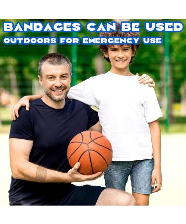 200 Pcs Large 2x3 Inch Adhesive Bandages - Waterproof Fabric Flexible Bandage Wrap for Wound Care - Skin Care Supplies - Buy Online on GoSupps.com