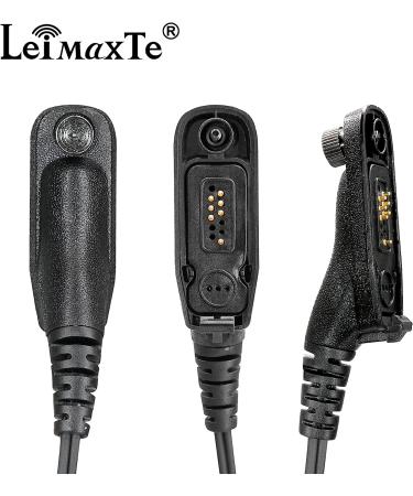LEIMAXTE XPR 7550 Earpiece for Motorola XPR 6350/6550/7350/7550e Two Way Radio - Acoustic Tube Headset with PTT Mic - Buy Online on GoSupps.com