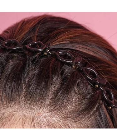 Tomedeks Hairpin Headband - Double Bang Hairpin for Weddings Dances Parties & Daily Use (Black) - Buy Online on GoSupps.com