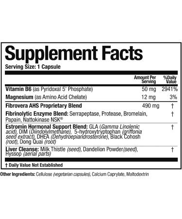 Arthur Andrew Medical FibroVera AHS - Advanced Hormonal Support 730 mg | 90 Capsules - Buy Online on GoSupps.com