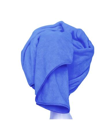Tancano Large Microfiber Towel for Curly Hair - Anti-Frizz Super Absorbent 59.9 x 129.9 cm - Versatile Bath Spa & Makeup Towel - S. Blue - Buy Online on GoSupps.com