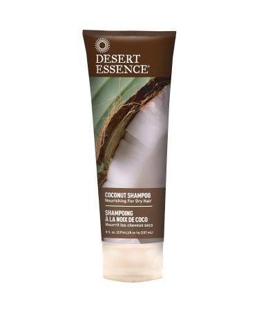 Desert Essence Coconut Shampoo & Conditioner Bundle - 8 Fl Ounce - Nourishing for Dry Hair - Delightful Scent - Skin-Refreshing Formula - Buy Online on GoSupps.com