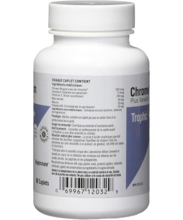 Trophic Chromium + Vanadium 90 Count 90 count (Pack of 1) - Buy Online on GoSupps.com