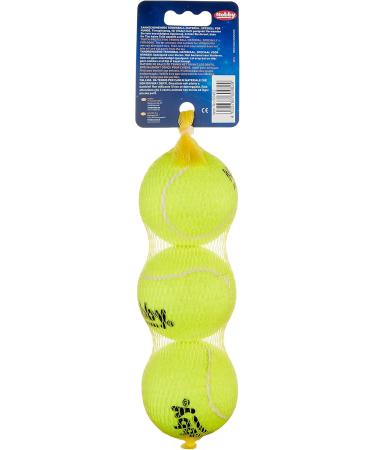 Nobby Tennis Ball Squeaker - Medium 6.5 cm 3-Pack | Ideal for Dogs & Cats - Fast International Shipping - Buy Online on GoSupps.com