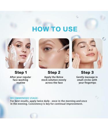 Botox Stock Solution Facial Serum - Anti-Aging & Instant Face Tightening with Vitamin C & Collagen | Reduce Wrinkles & Boost Skin Collagen - Buy Online on GoSupps.com