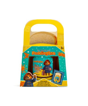 Paddington Bear Marmalade Sandwich Gift Set - Children's Bubble Bath and Bath Sponge - Children's Gift