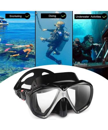 Panoramic HD Anti-Fog Snorkel Diving Mask with Nose Cover - Adult & Youth Swim Goggles - Buy Online on GoSupps.com