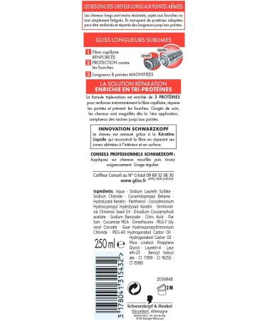 Gliss - Shampoo - Sublime Lengths - 250 ml - Pack of 2 - Buy Online on GoSupps.com