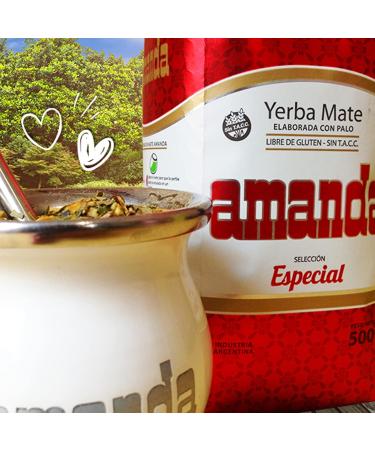 Amanda Yerba Mate Tea Selecci n Especial 1kg | Authentic Argentine Detox & Energy Drink - Buy Online on GoSupps.com