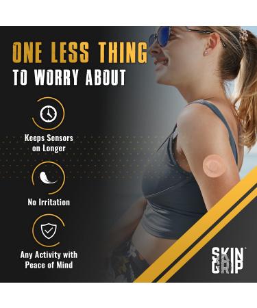 Skin Grip Freestyle Libre 3 Adhesive Patches - 20 Pack Tan | Waterproof & Sweatproof Sensor Cover for 10-14 Days - Buy Online on GoSupps.com
