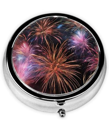Explosion Firework 3D Printed Mini Pill Box | 3 Compartment Travel Pill Organizer | Portable Medicine Case for Home & Office - Buy Online on GoSupps.com