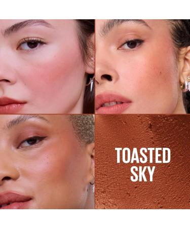 Maybelline New York - Blush en Mousse Multi-Usage - Joues & L vres - Fini Mat Flout - Texture l g re - Tenue Jusqu' 14h - R siste au Transfert - Cloudtopia - Teinte : 12 Toasted Sky - Buy Online on GoSupps.com
