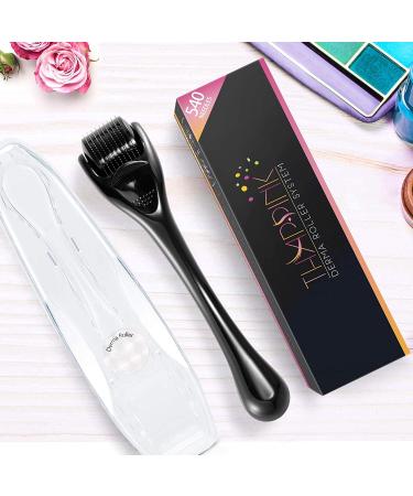 540 Titanium Derma Roller for Face, Body & Hair Growth | Home Use Microneedle Roller - Buy Online on GoSupps.com