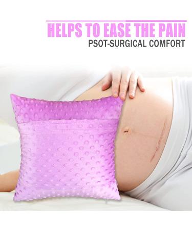 Hysterectomy Tummy Recovery Pillow | Abdominal Protector with Pocket | Post-Surgery Cough Cushion | Endometriosis Hernia C Section Bypass Surgery | Surgical Gifts for Women - Buy Online on GoSupps.com