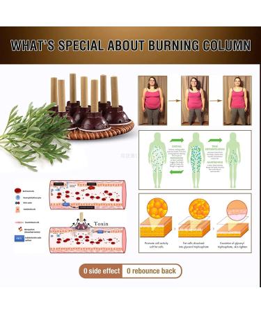 Buy Moxibustion Gathering Energy & Detoxification Slimming Sticks 20pcs Premium Moxa Sticks for Effective Moxibustion Therapy - Buy Online on GoSupps.com