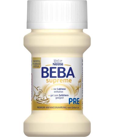 Nestl BEBA SUPREME PRE Infant Milk - Ready-to-Drink Portion Bottles with Omega 3 32 x 70ml (2.24L) - International Shipping Available - Buy Online on GoSupps.com