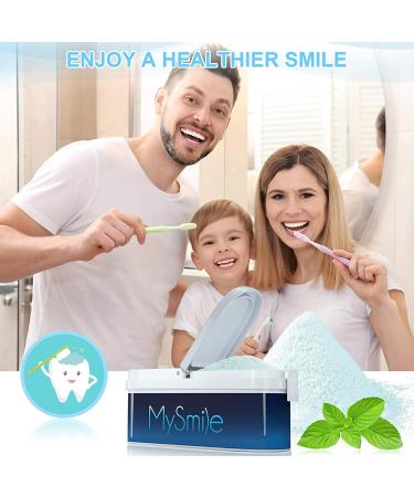 MySmile Teeth Whitening Powder - Enamel Safe Whitening Toothpaste for Effective Stain Removal from Coffee, Smoking, Wine - Buy Online on GoSupps.com