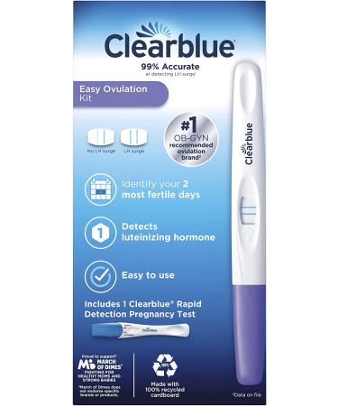 Clearblue Ovulation Complete Starter Kit - 10 Ovulation Tests & 1 Pregnancy Test - Buy Online on GoSupps.com