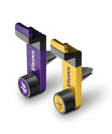 SUCKERZ NFL Car Mount NFL Unisex Adult 2-Pack Minnesota Vikings One Size Multicolor