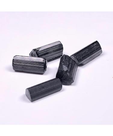 Natural Crystal Rough Natural Crystals and Stones 5 Pack Natural Black Tourmaline Crystal Rough Specimens Crystal Stones Gems Raw Minerals for Decoration QINTINYIN 11-20mm - Buy Online on GoSupps.com