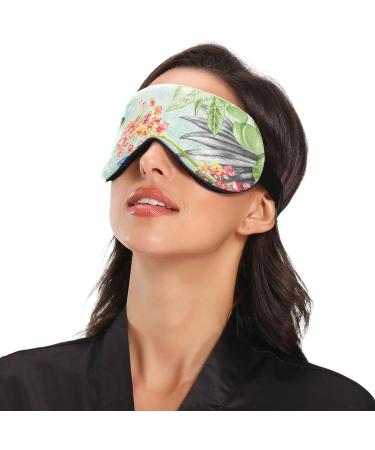 Haskirky Light Blocking Eye Mask - Adjustable for Men and Women | Perfect for Travel, Yoga, Meditation, and Deep Sleep - Butterfly Palm Design - Buy Online on GoSupps.com