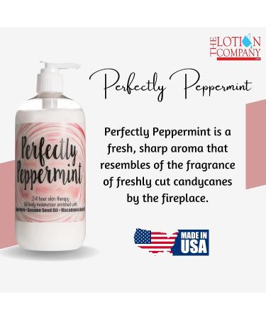 The Lotion Company 24 Hour Skin Therapy Lotion 16oz - Peppermint Fragrance, Paraben Free, Made in USA - Buy Online on GoSupps.com