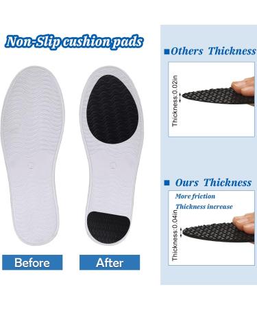 Syhood Anti-Slip Shoe Pads - 16 Pieces Unisex Black | Best Grip & Comfort for All Shoes - Buy Online on GoSupps.com