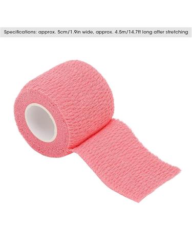 Self Adhesive Elastic Cohesive Bandage Rolls - Pink | Sports Wrist Ankle & Finger Care | International Shipping Available - Buy Online on GoSupps.com