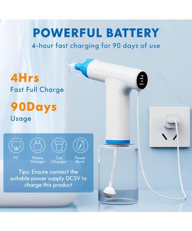 Qisxrovy Earwax Removal Kit - Safe & Easy Ear Irrigation System for Ear Cleaning | Ear Wax Cleaner with 3 Water Pressure Levels - Buy Online on GoSupps.com