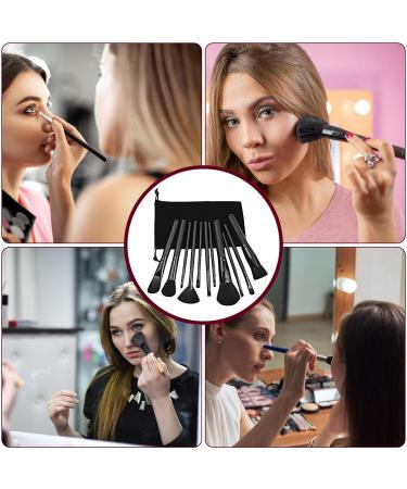 Make Up Brush Sets For Women | Brush Make Up | Makeup Brushes For Teen Girls Foundation Brushes For Powder Contour Blush Small Makeup Brush Set Black Design - Buy Online on GoSupps.com