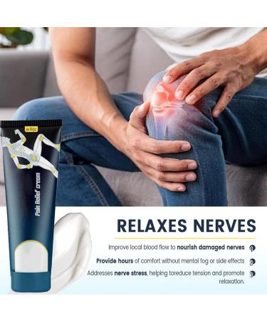 Cr me De Soins Des Genoux 30g Relaxation Post-Entra nement | Gel Massage pour Articles et Muscles | pour Coudes Pieds Jambes Poignets Dos paule Hommes Femmes Adultes Personnes - Buy Online on GoSupps.com
