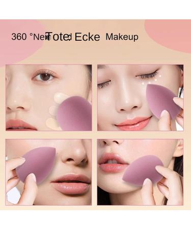 Beauty Sponge Blender Fixing Face Puff | Beauty Set Blender Sponges | Portable Concealer Sponge Face Makeup Tools for Mixing Foundation Cream purple - Buy Online on GoSupps.com