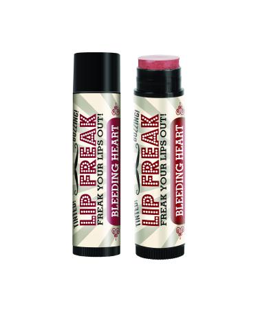 Doctor Lip Bang's BUZZING Lip Balm | Lip Freak| 100% All Natural | Cruelty Free | Bleeding Heart | 2 Pack