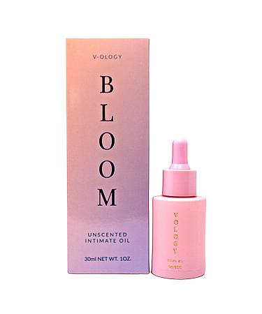 Bloom | 100% All Natural Vegan Intimate Oil | Hydrates Feminine Dryness Burning Itching Irritation Ingrown Hairs & Odor | 30ml (Fragrance Free)