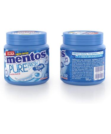 Mentos - Mentos Pure Fresh Mint Chewing Gum - Sugar Free Chewing Gum - Green Tea - Long Lasting - Fresh Breath - 8 Boxes of 50 Dragees - Buy Online on GoSupps.com