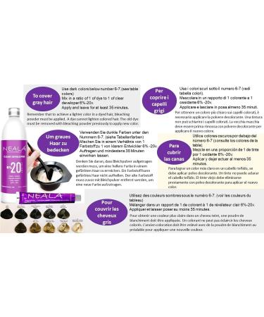 NEALA-01 Professional Ammonia-Free Permanent Hair Color (01-Black) - 100ml | No PPD No MEA International Shipping Available - Buy Online on GoSupps.com