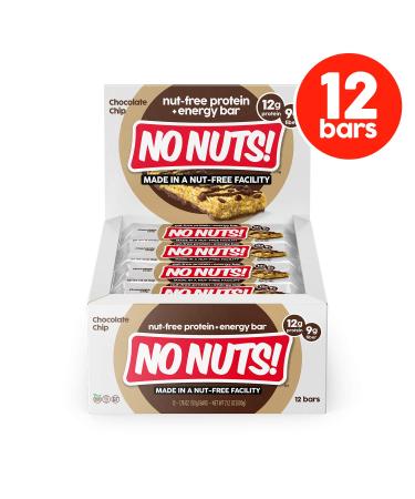 Nut-Free Vegan Chocolate Chip Protein Bars | Organic & Kosher | Non-GMO 12 Count Pack | Egg and Dairy-Free Dairy-Free Bars - Buy Online on GoSupps.com