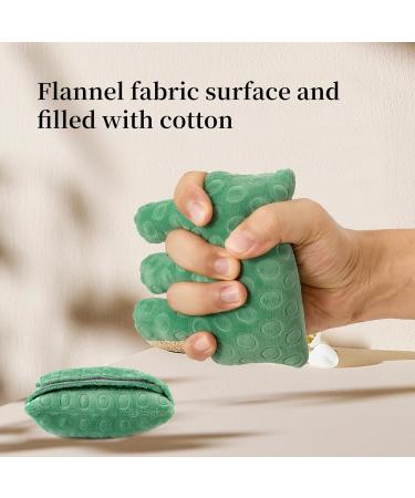 Adjustable Finger Separator Protector - Hand Contracture Cushion & Padding Aid | Removable Splints for Training | Green - Buy Online on GoSupps.com